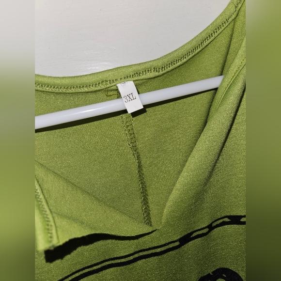 Hippie Soul Sleeveless Green 3x Dress - Picture 3 of 4